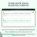 Planilha Organização de Hábitos