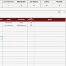 Planilha de Organização de Tarefas