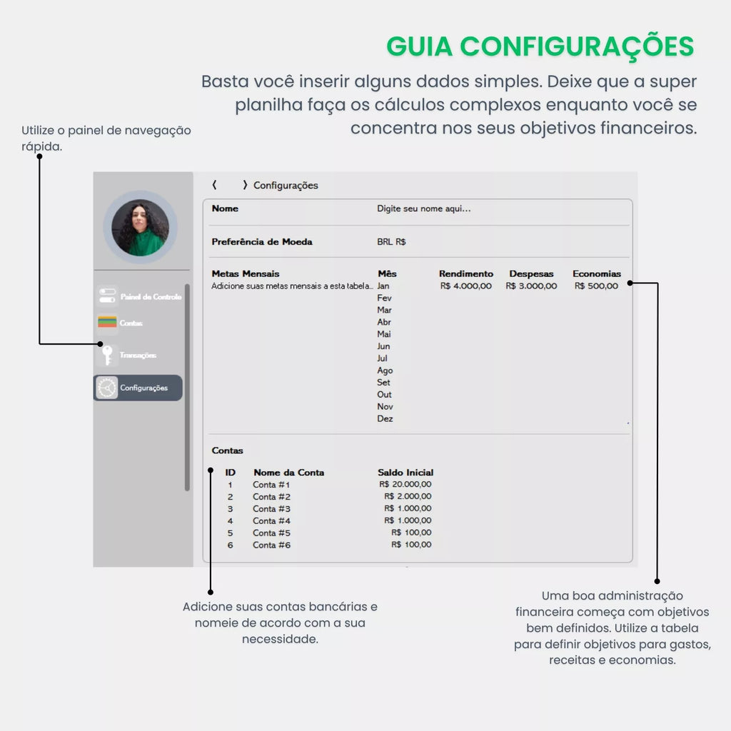 Planilha Financeira | Controle total