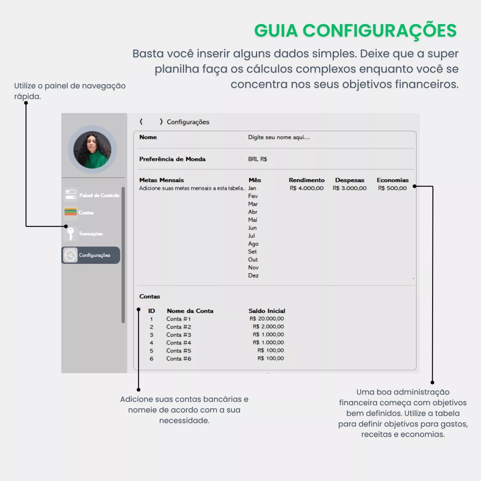Planilha Financeira | Controle total