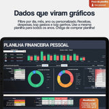 Planilha financeira pessoal para Excel
