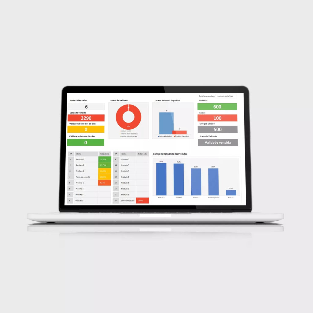 Planilha de Controle de Estoque e Inventário para Excel - Start Planilhas