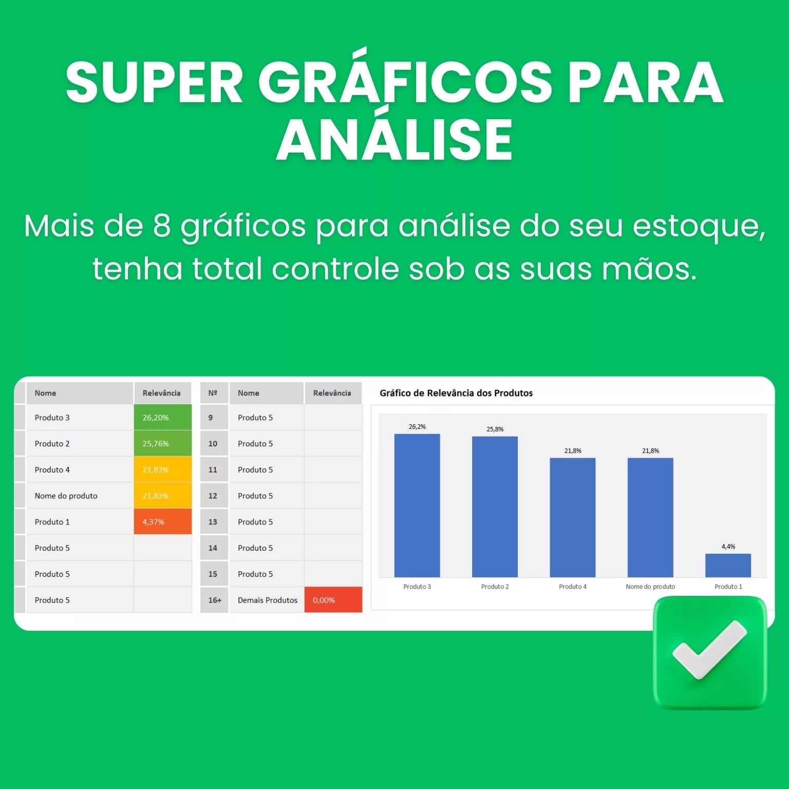 Planilha de Controle de Estoque e Inventário para Excel - Start Planilhas