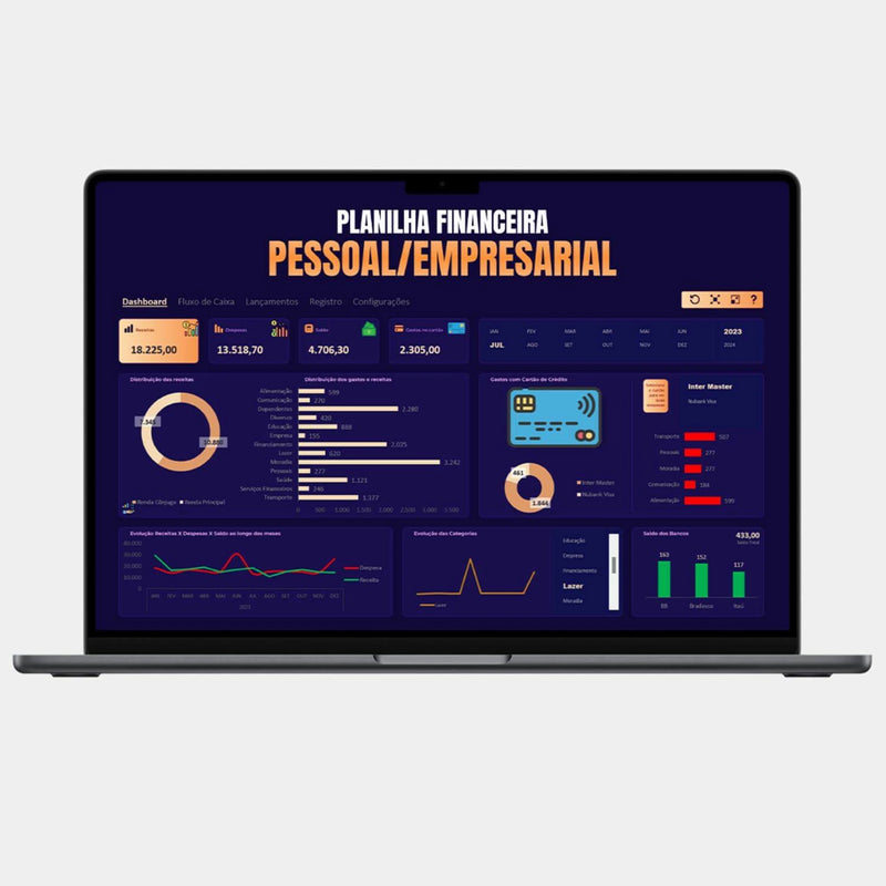 Planilha Financeira Pessoal V7
