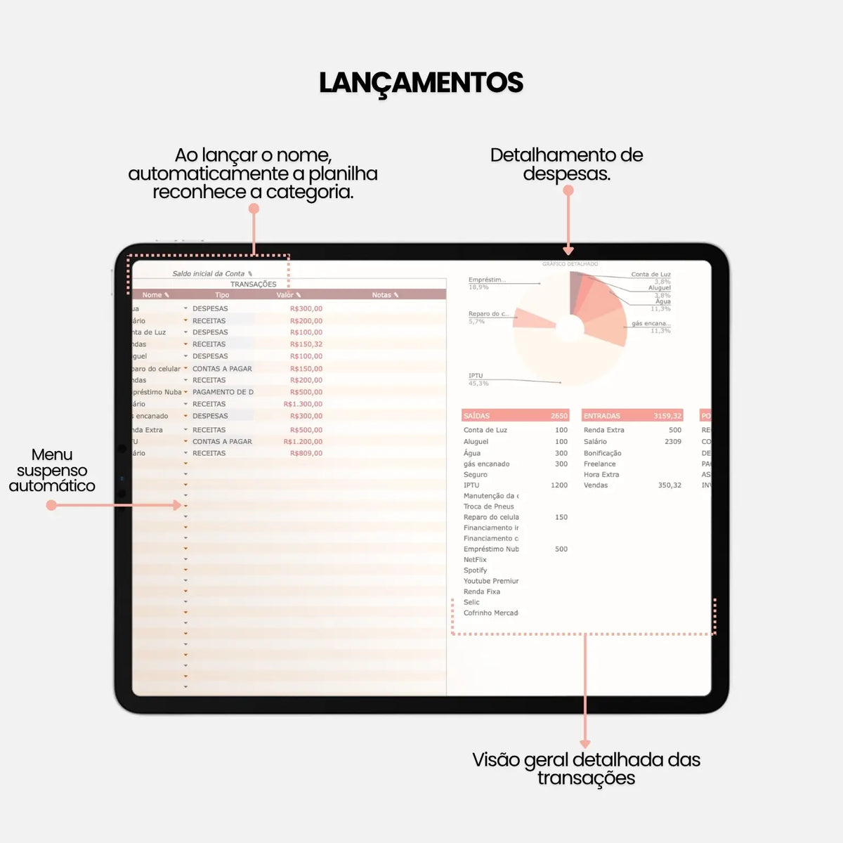 Planilha Financeira Pessoal para Google Sheets