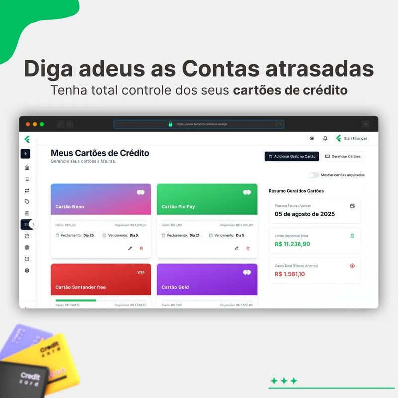 Start Finanças - Controle Financeiro Pessoal