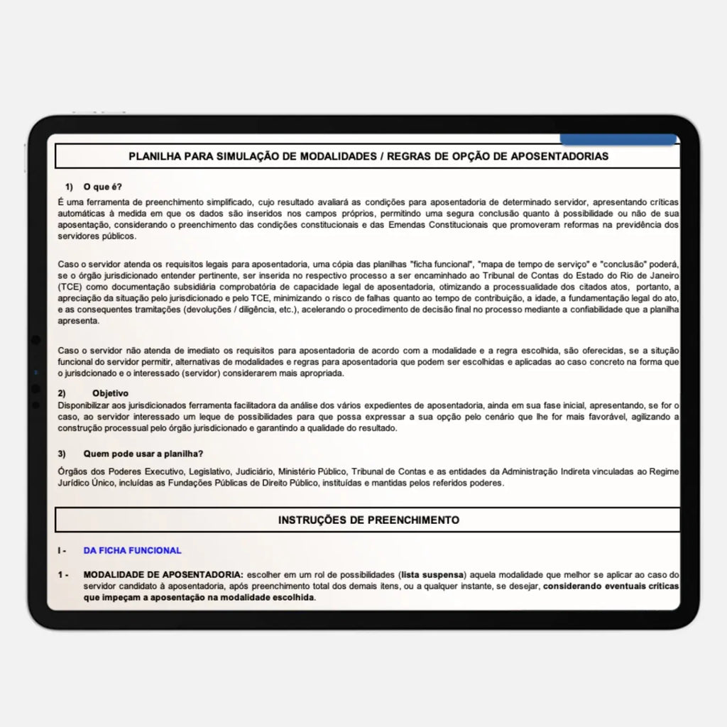 Planilha de Cálculo de Aposentadoria