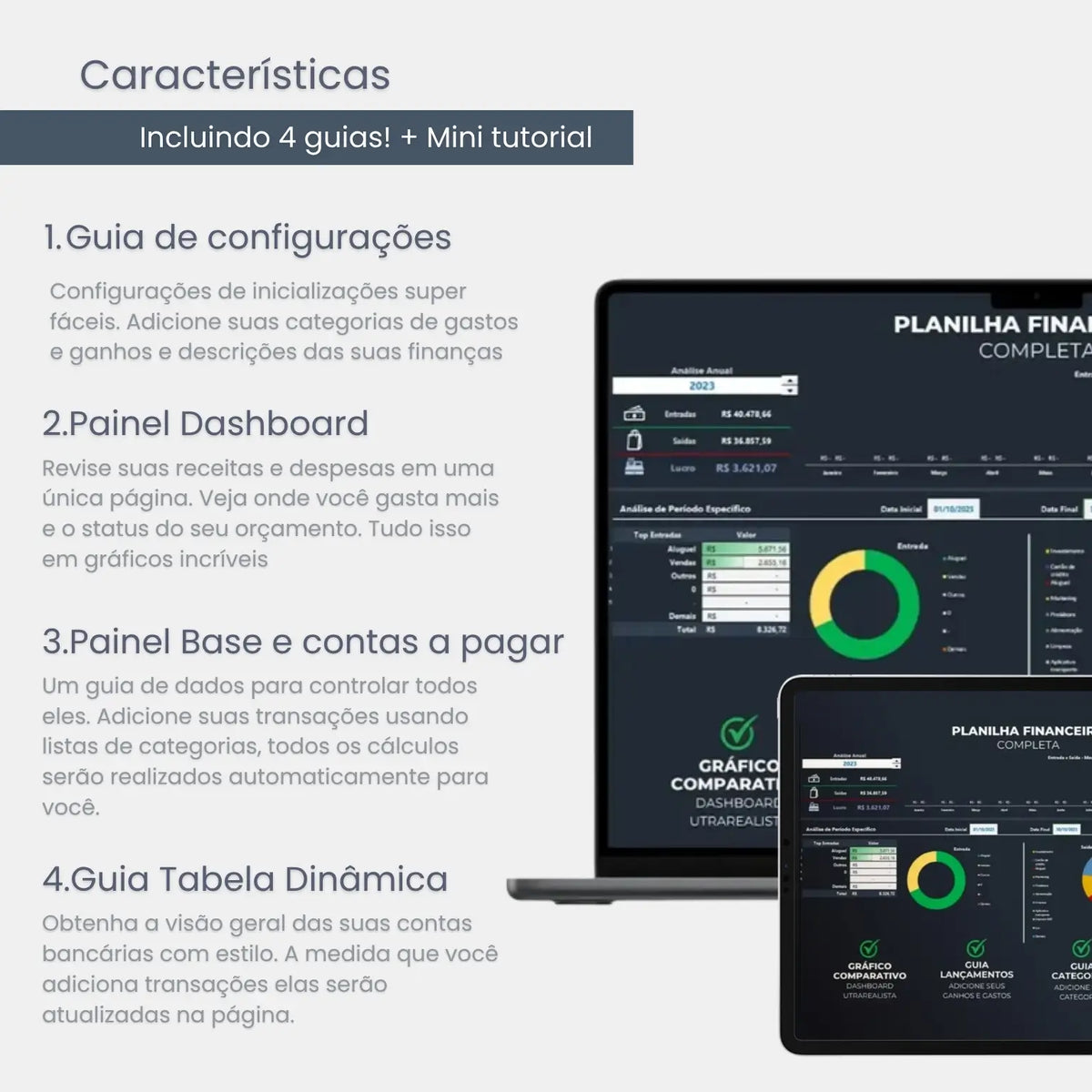Planilha Financeira Pessoal e Empresarial Completa