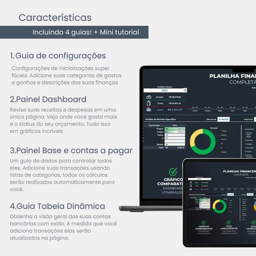Planilha Financeira Pessoal e Empresarial Completa