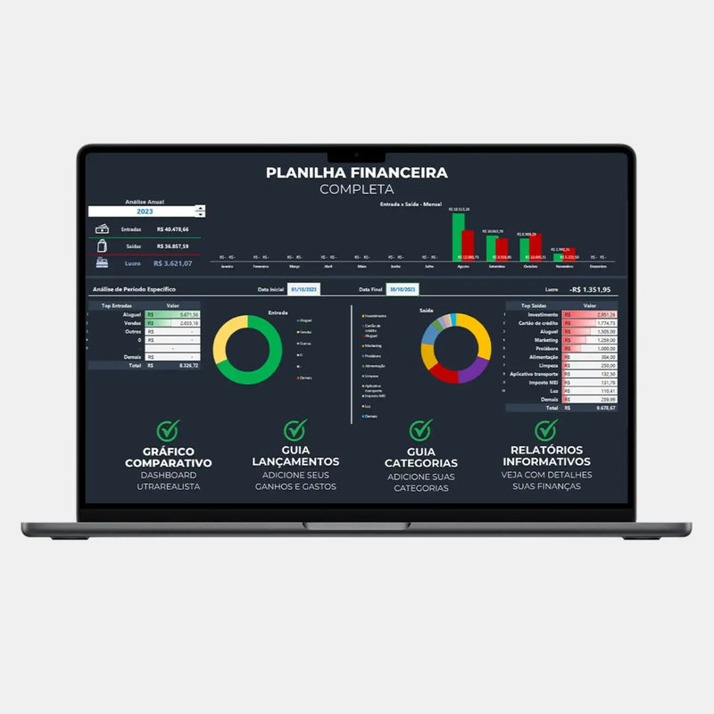 Planilha Financeira Pessoal/Empresarial