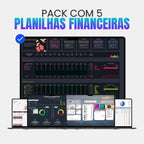 Super Pack com 5 Planilhas Financeiras editáveis
