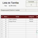 Planilha de Organização de Tarefas