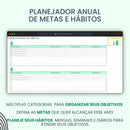 Planilha Organização de Hábitos