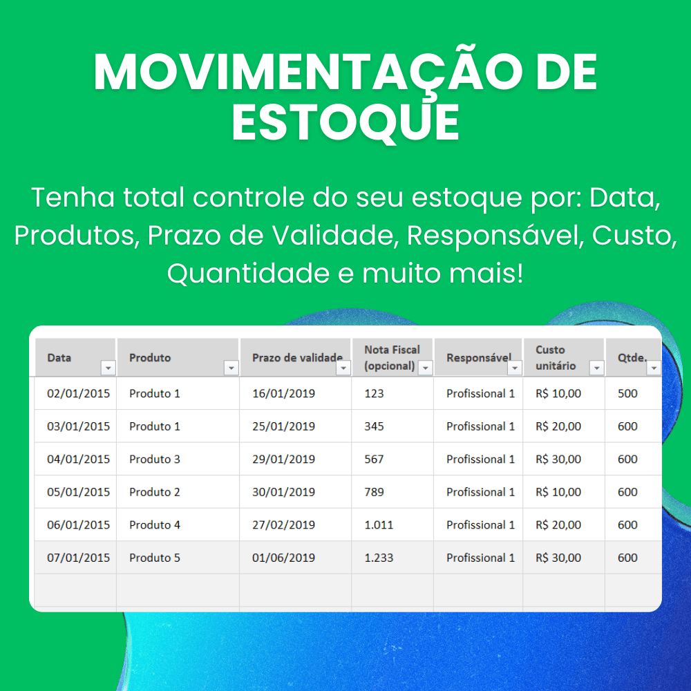 Planilha Controle de Estoque - Start Planilhas