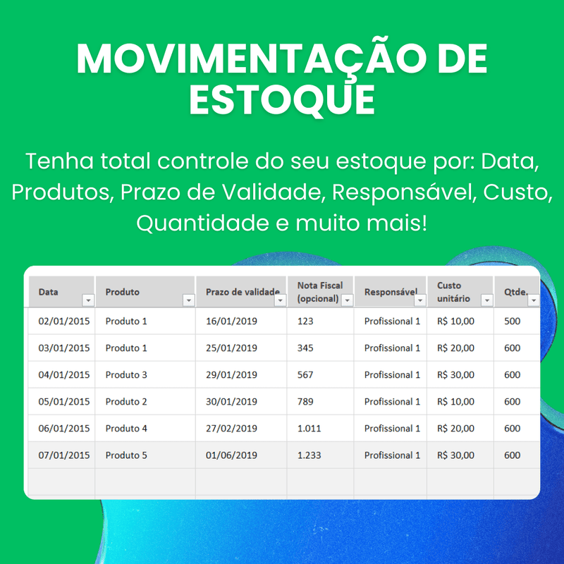 Planilha Controle de Estoque - Start Planilhas