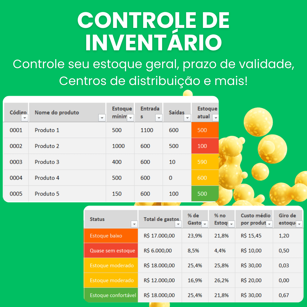 Planilha Controle de Estoque - Start Planilhas