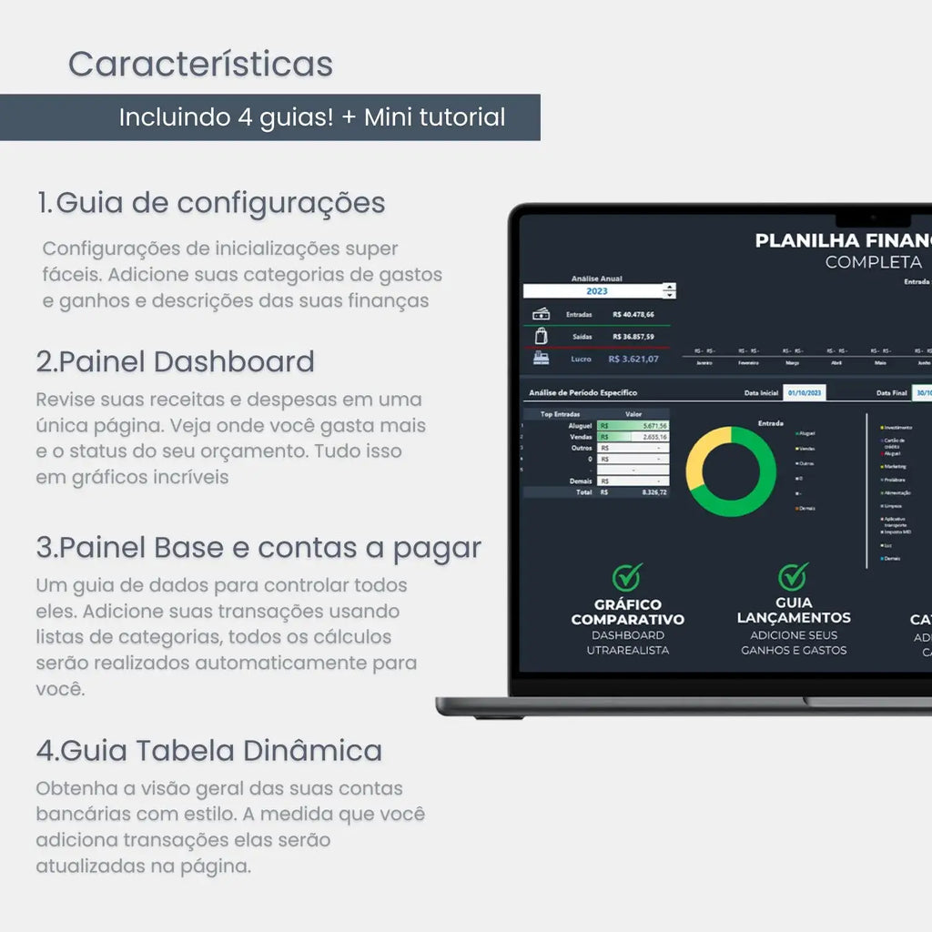 Planilha Planilha Financeira Fluxo de Caixa