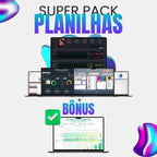 Super Pack com 5 Planilhas Financeiras editáveis