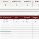 Planilha de Organização de Tarefas
