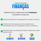 Super Pack com 5 Planilhas Financeiras editáveis