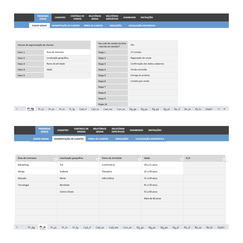 Planilha de Controle de Clientes - Start Planilhas